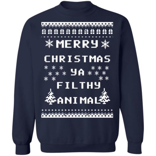Merry Christmas ya filthy animal sweater