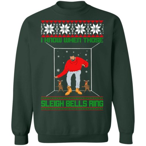 Drake I know when those sleigh bells ring Christmas sweater