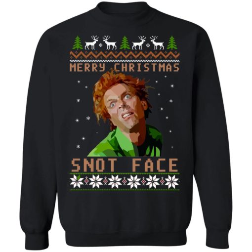 Drop Dead Fred Snot face Christmas sweater