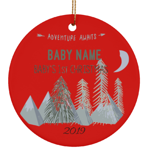 Personalized First Christmas Ornament