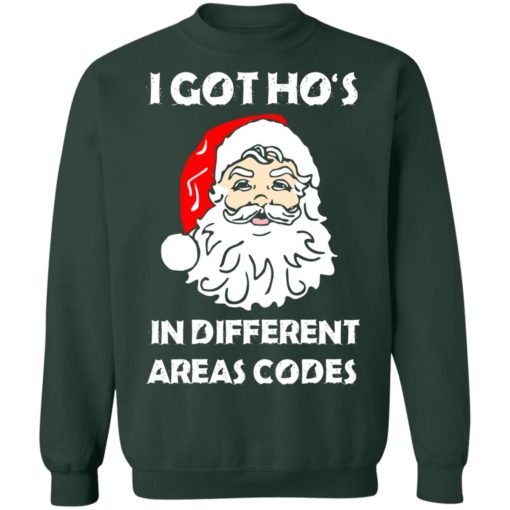 I Got Ho’s In Different Areas Codes Christmas sweater