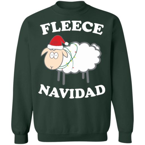 Fleece Navidad Sheep Christmas sweatshirt
