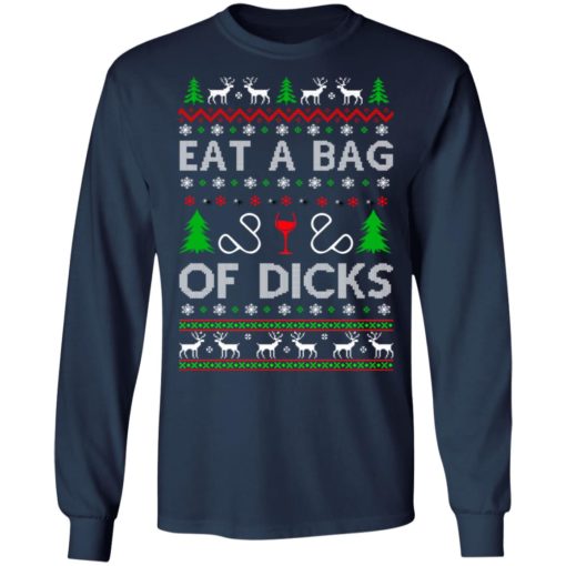 Eat a bag of dicks Christmas sweater