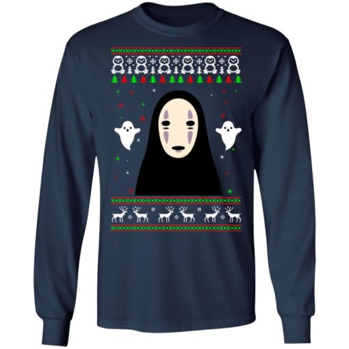 No face Christmas sweater