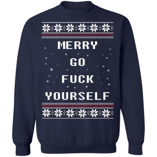 Merry go F*ck yourself Christmas sweater