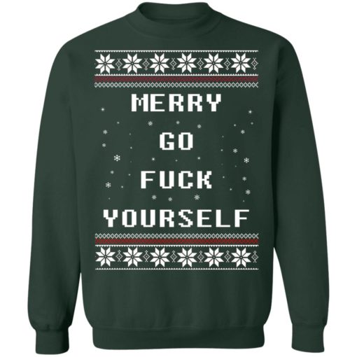 Merry go F*ck yourself Christmas sweater