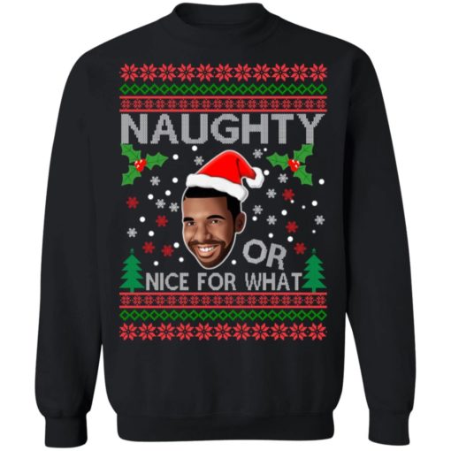 Drake Naughty or Nice for what Christmas sweater