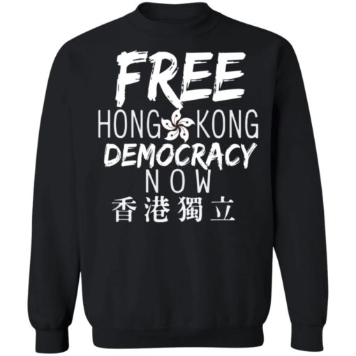 Free Hong Kong Democracy now shirt
