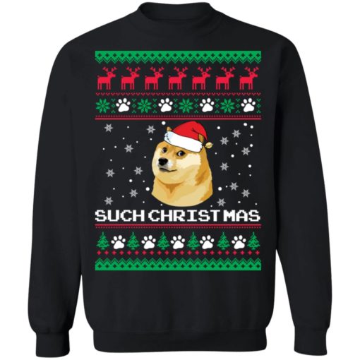 Such Christmas Doge ugly sweater