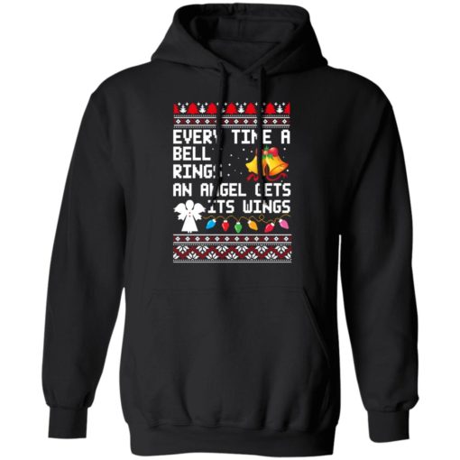 Every time a bell rings an angel gets it’s wings Christmas sweatshirt