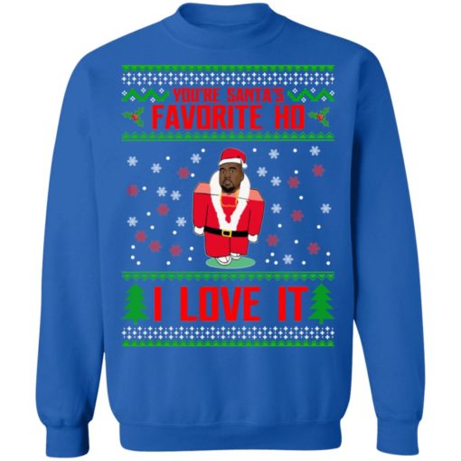 You’re Santa’s Favorite Ho I Love it Kanye Christmas sweatshirt