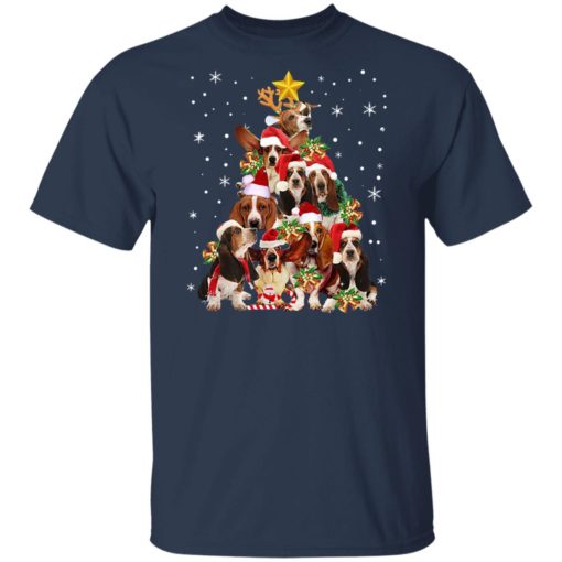 Basset Hound Christmas Tree sweatshirt