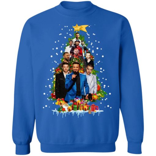 Justin Timberlake Christmas Tree sweatshirt