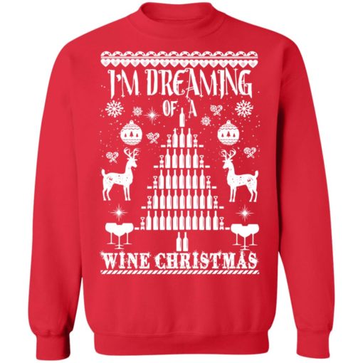 I’m Dreaming of a Wine Christmas ugly sweater