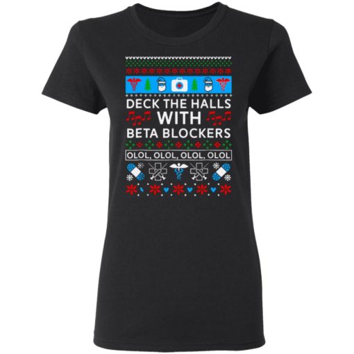 Deck the Halls with beta blockers Christmas sweater