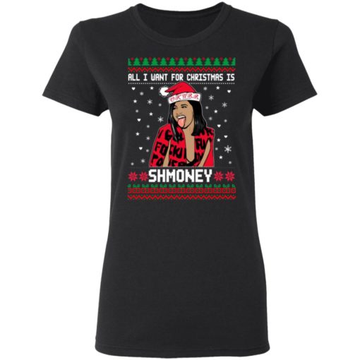 All I want for Christmas is Shmoney Cardi B Christmas sweater