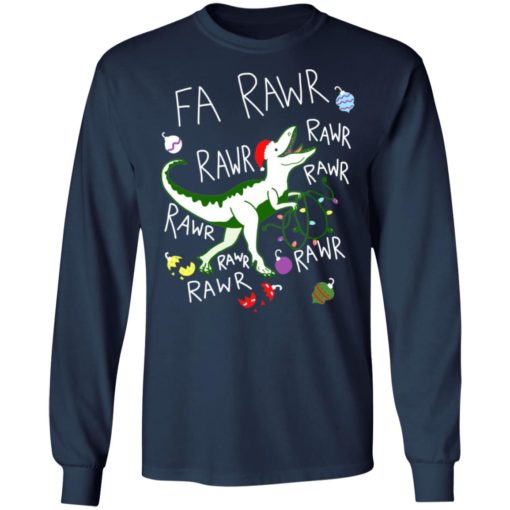 T-Rex Fa Rawr Rawr Rawr Christmas sweatshirt