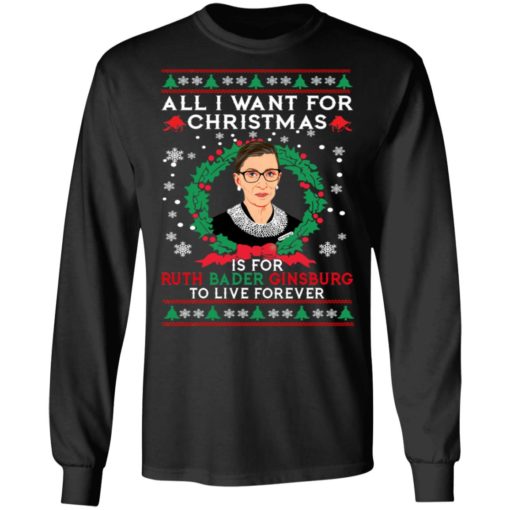 All I want for Christmas is for Ruth Bader Ginsburg ugly sweater