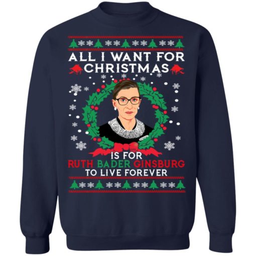 All I want for Christmas is for Ruth Bader Ginsburg ugly sweater