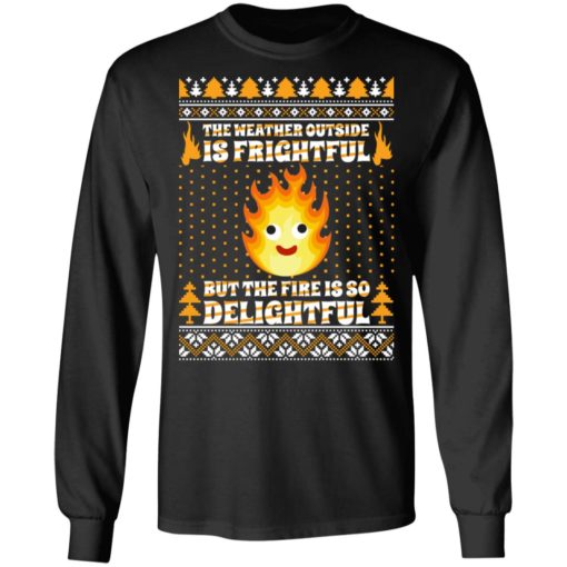 Delightful Fire Christmas sweater