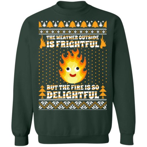 Delightful Fire Christmas sweater
