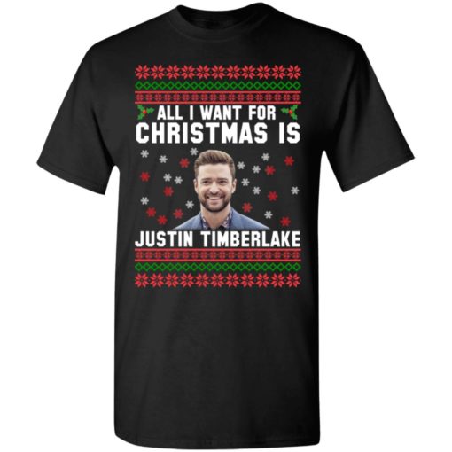 All I want for Christmas is Justin Timberlake sweatshirt