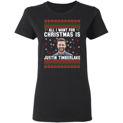 All I want for Christmas is Justin Timberlake sweatshirt