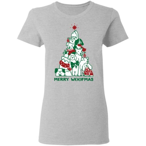 Merry Woofmas Christmas Tree sweatshirt