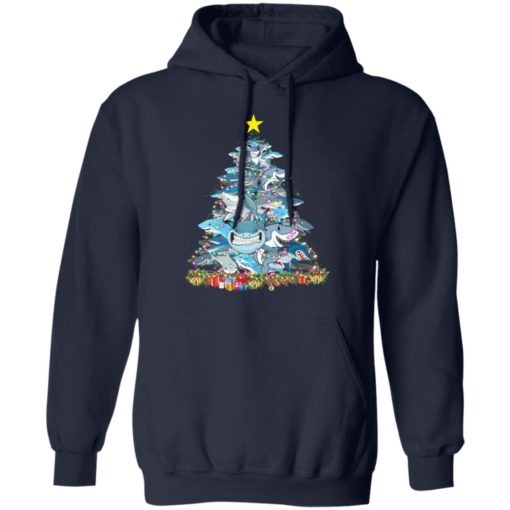 Shark Christmas Tree sweatshirt