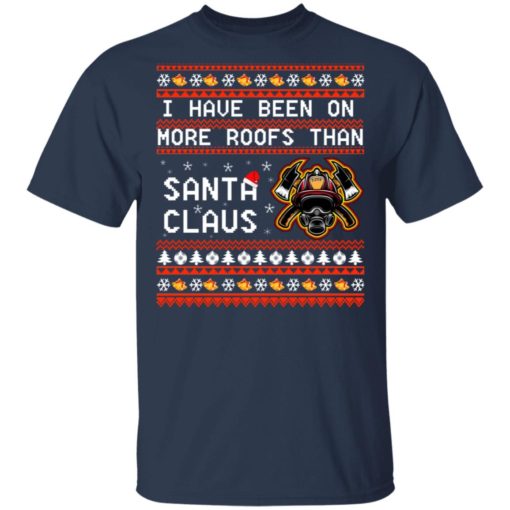 Santa Claus Firefighter Christmas Sweater