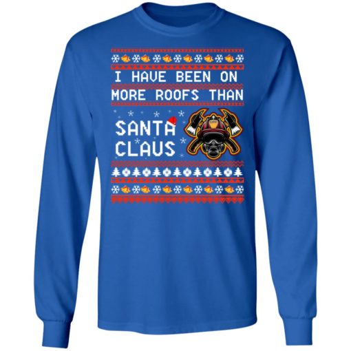 Santa Claus Firefighter Christmas Sweater