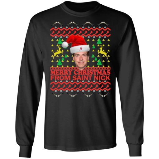 Nick Saban Christmas sweater