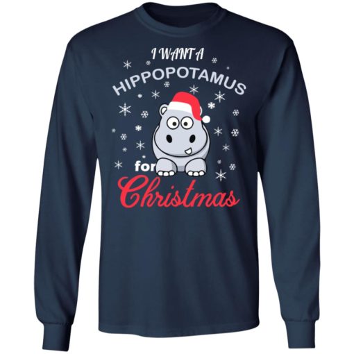 I want a Hippopotamus For Christmas sweater