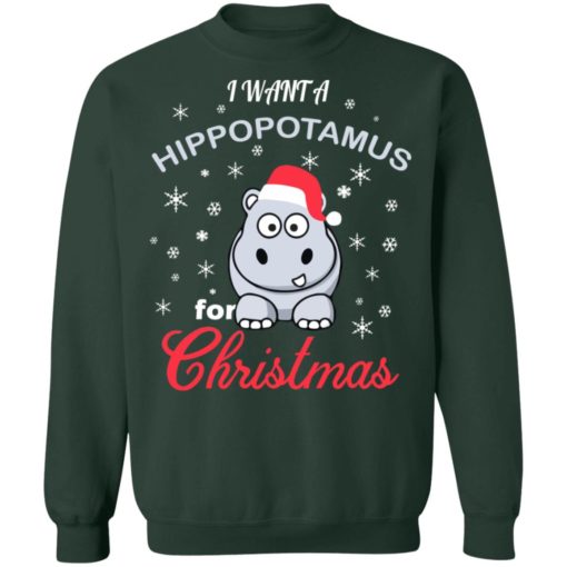 I want a Hippopotamus For Christmas sweater