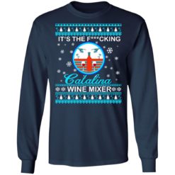 It's the fucking Catalina Wine Mixer Christmas sweater - Long Sleeve, Navy