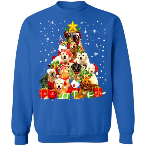 Golden Retriever Christmas Tree sweatshirt