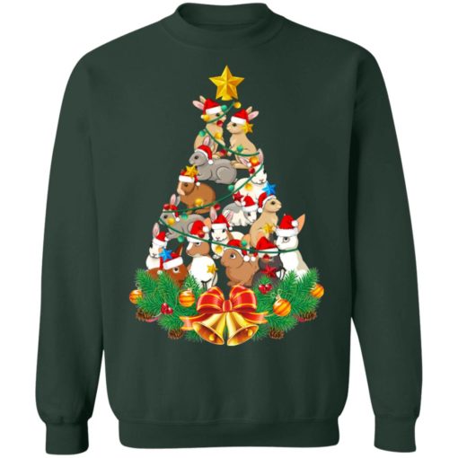 Christmas Bunny Tree Christmas sweatshirt