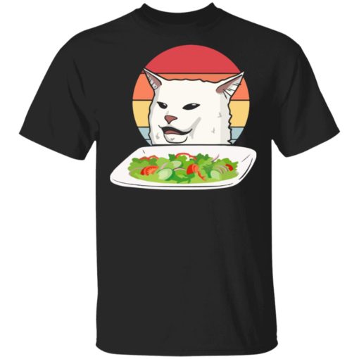 Cat Meme Woman Yelling at Cat Vintage shirt