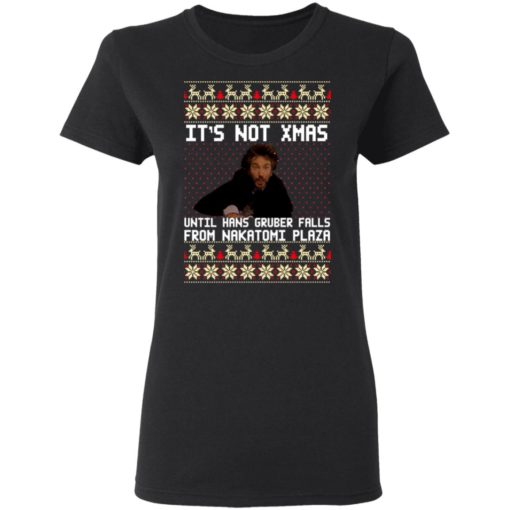 Die hard It’s not Christmas until you see Hans Gruber ugly sweater