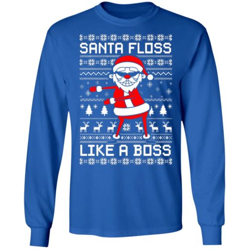 Santa Floss Like a Boss Christmas sweater