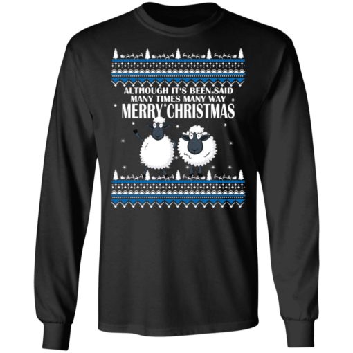 Sheep Although it’s been said many time Merry Christmas sweater