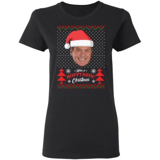 David Hasselhoff Have a Hofftastic Christmas sweater