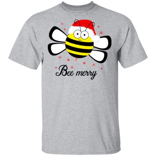 Bee Merry Christmas shirt