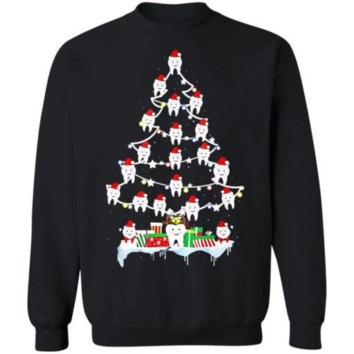 Teeth Christmas Tree sweatshirt