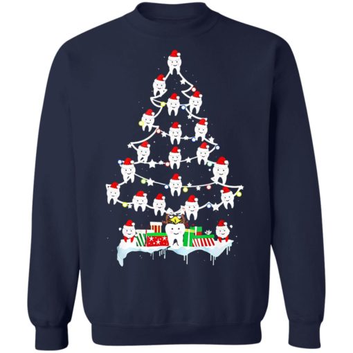 Teeth Christmas Tree sweatshirt