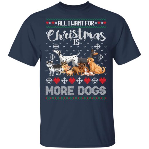 All I want for Christmas is More Dogs sweater