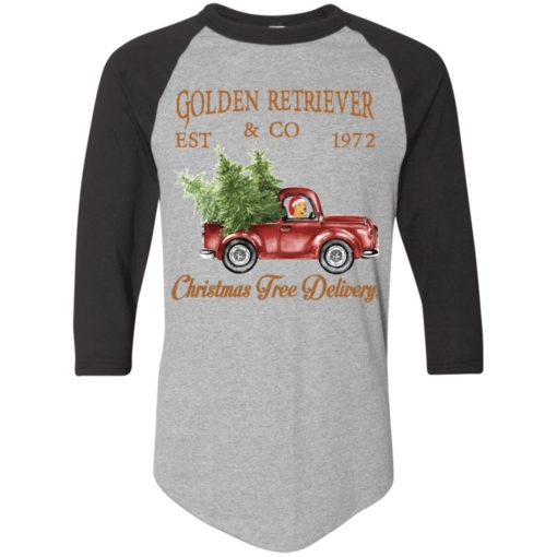 Golden Retriever Christmas Tree delivery shirt