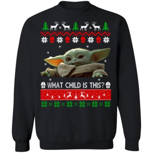 Baby Yoda Christmas sweater