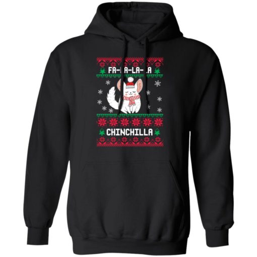 Chinchilla Christmas sweater
