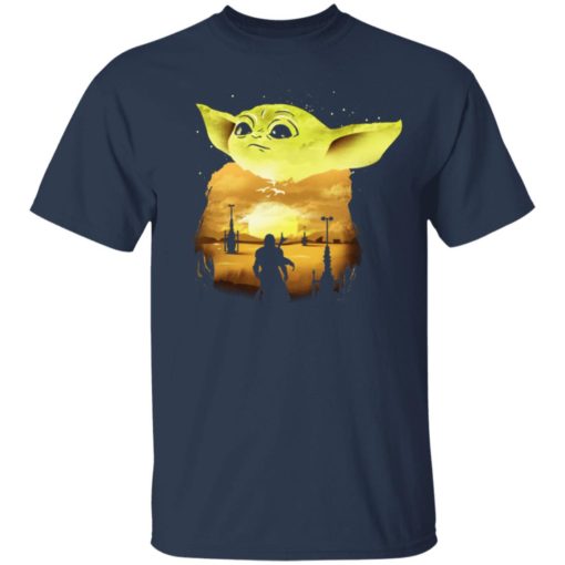 Baby Yoda Sunset shirt